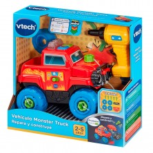 Vehículo Monster Truck Repara y Construye