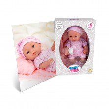 Muñeca Rosa Recién Nacida 33 cm