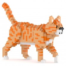 Construcción Mini Gato Naranja 4 en 1