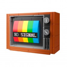 Construcción Televisión Retro 132 Piezas