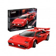 Construcción Coche Red Shadow con RC 328 Piezas
