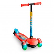 Patinete 3 Ruedas con Luz Hot Wheels
