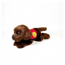 Peluche Perro Labrador Marrón 21 cm