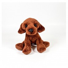 Peluche Perro Labrador Sentado Color Chocolate