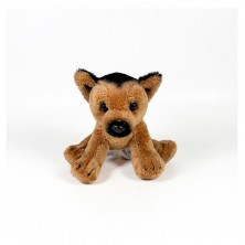 Peluche Perro Pastor Alemán Sentado 12 cm