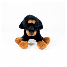 Peluche Perro Rottweiler Sentado 12 cm
