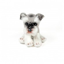 Peluche Perro Schnauzer Sentado