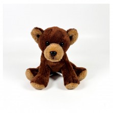 Peluche Oso Pardo Sentado 12 cm