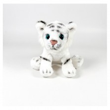 Peluche Tigre Blanco Sentado 12 cm