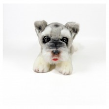 Peluche Perro Schnauzer Tumbado