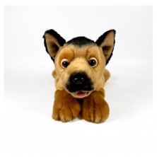 Peluche Perro Pastor Alemán Tumbado 25 cm