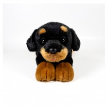 Peluche Perro Rottweiler Tumbado 25 cm