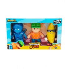 Pack 3 Figuras Monster Stumble Guys