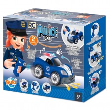 Coche Policía Desmontable con RC
