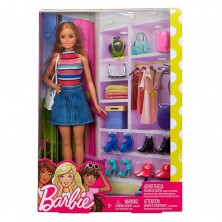 Muñeca Barbie con Accesorios Moda