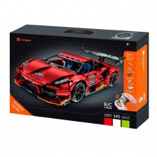 Construcción Coche Deportivo Rojo con RC