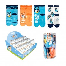 Hucha con 4 Pares Calcetines Bluey