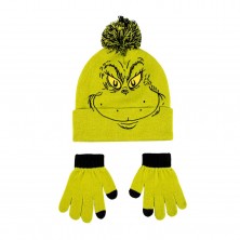 Gorro y Guantes Grinch
