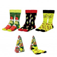 Pack Regalo 3 Calcetines Grinch