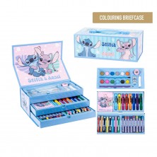 Maletín con Accesorios Pintura Stitch