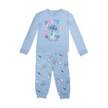 Pijama Largo Stitch Tallas 6 a 14 Años