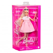 Muñeca Barbie Deluxe Rubia con Vestido
