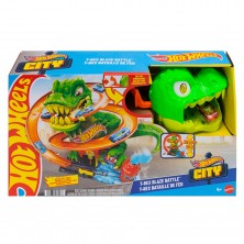 Hot Wheels Super Estación Bomberos T-Rex