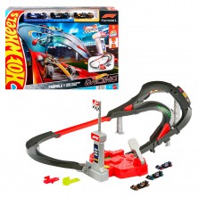 Hot Wheels Pista F1 con 3 Coches