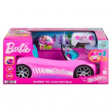 Hot Wheels Coche Descapotable Rosa Barbie