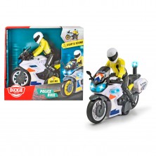 Moto Policía con Luz, Sonido y Fricción