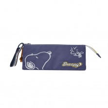 Estuche Triple Snoopy 12 cm