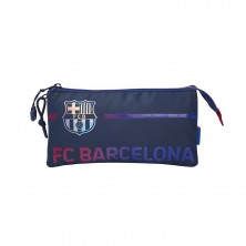 Estuche Triple Azul Barça