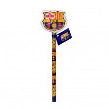 Lápiz con Goma Escudo Barça