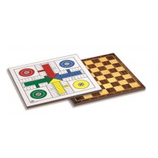 Tauler Parxís / Dames Fusta 35x35 cm