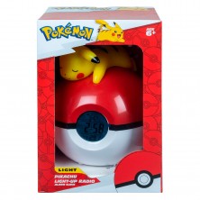 Reloj Despertador Pokeball con Lámpara