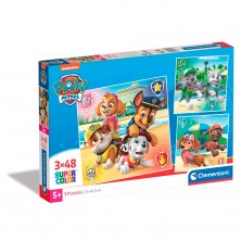 Puzle 3x48 Piezas Patrulla Canina