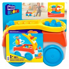 Carro Remolque con 20 Mega Blocks