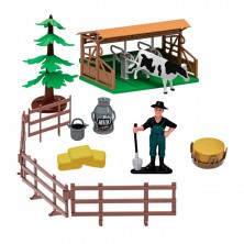Tractor con 19 Accesorios Granja