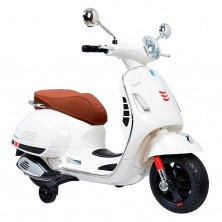 Moto Vespa Blanca 12V