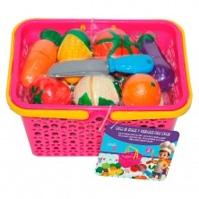 Cesta Frutas y Vegetales para Cortar