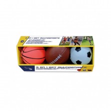Pack 3 Mini Pelotas Deportes