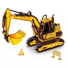 Maqueta Excavadora Amarilla
