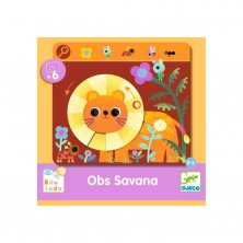 Djeco Juego Observación Animales Sabana