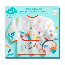Djeco Delantal Pintura Talla 3-6 Años