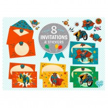 Djeco Crea Tus Invitaciones Cumpleaños Niño