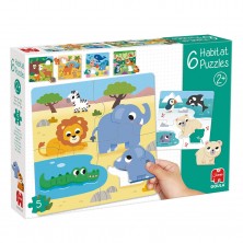 Puzle Hábitat Animales