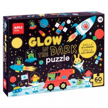 Puzle Espacio Glow in the Dark 60 Piezas