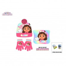 Gorro, Guantes y Buff Gabby's Dollhouse