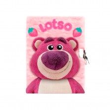 Diario Secreto Lotso con Pelo y Candado