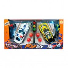 Pack 2 Coches RC con Semáforo